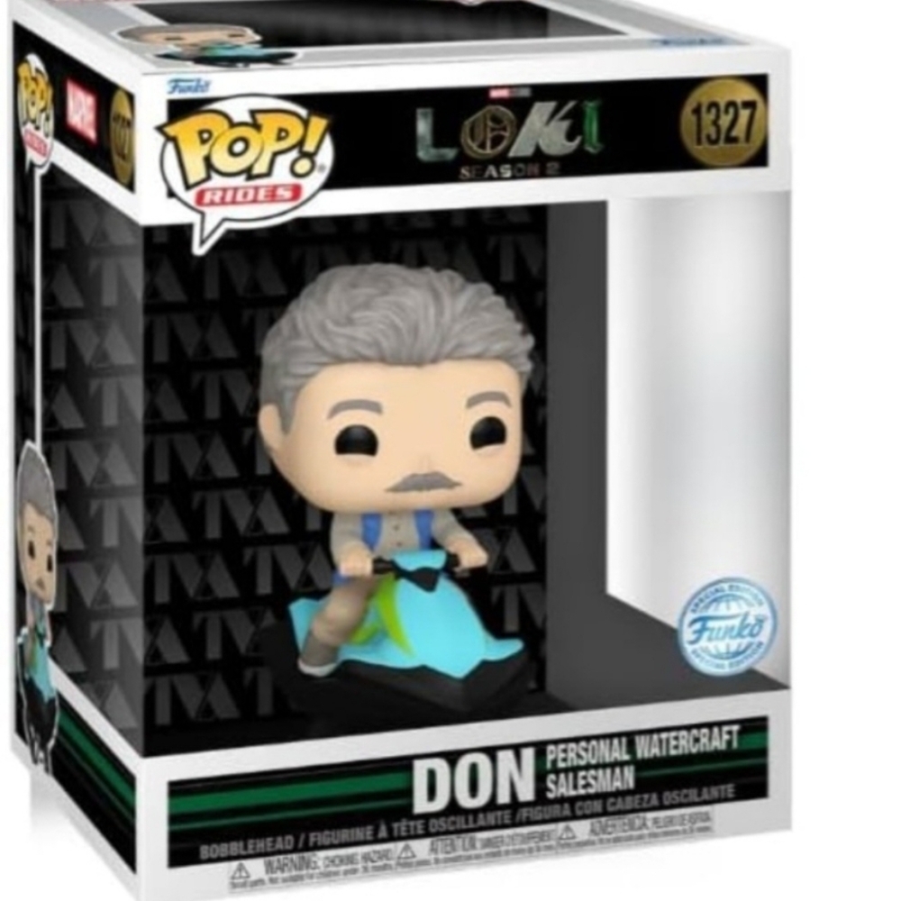 NIB Funko Pop! Rides Don with Blue and Black,The Personal Watercraft Salesman
